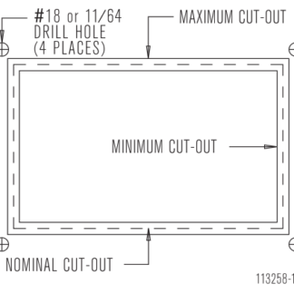 113258-1  Template Card/250 PK