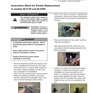 921350-01 Instruct Switch Replace
