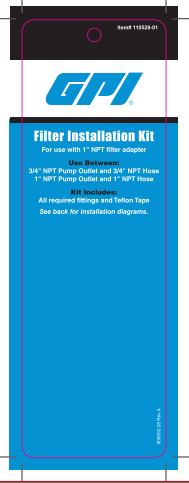 921360-02 F 905002-28 INSERT CLAMSHELL, FILTER INSTALL KIT